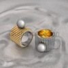 ANILLO ANCHO PARA PERLA, PARA ORO Y PLATA