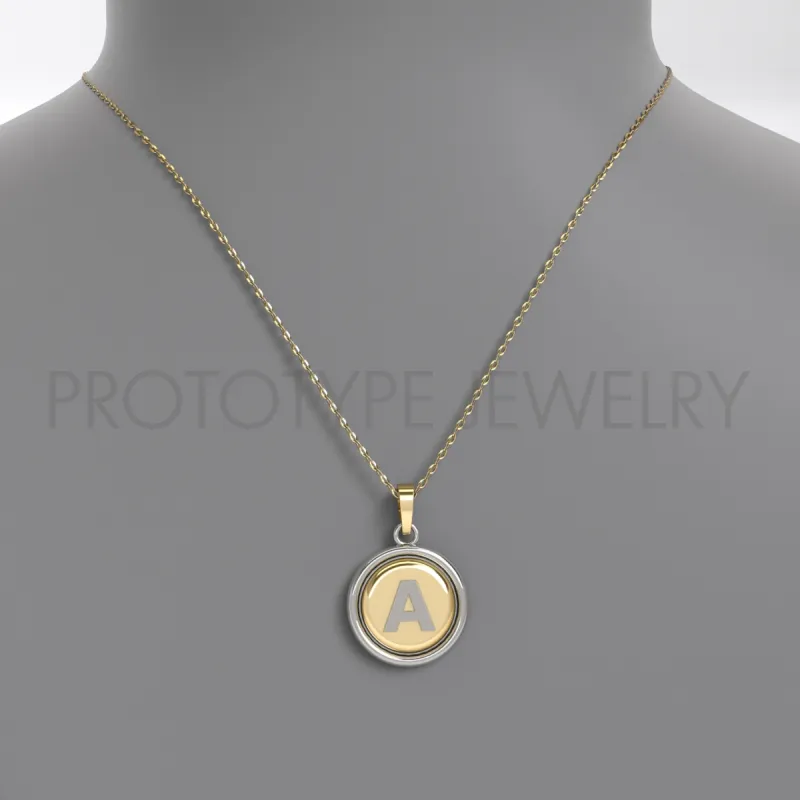Modelo 3D Colgante de Joyería C20012 inicial A