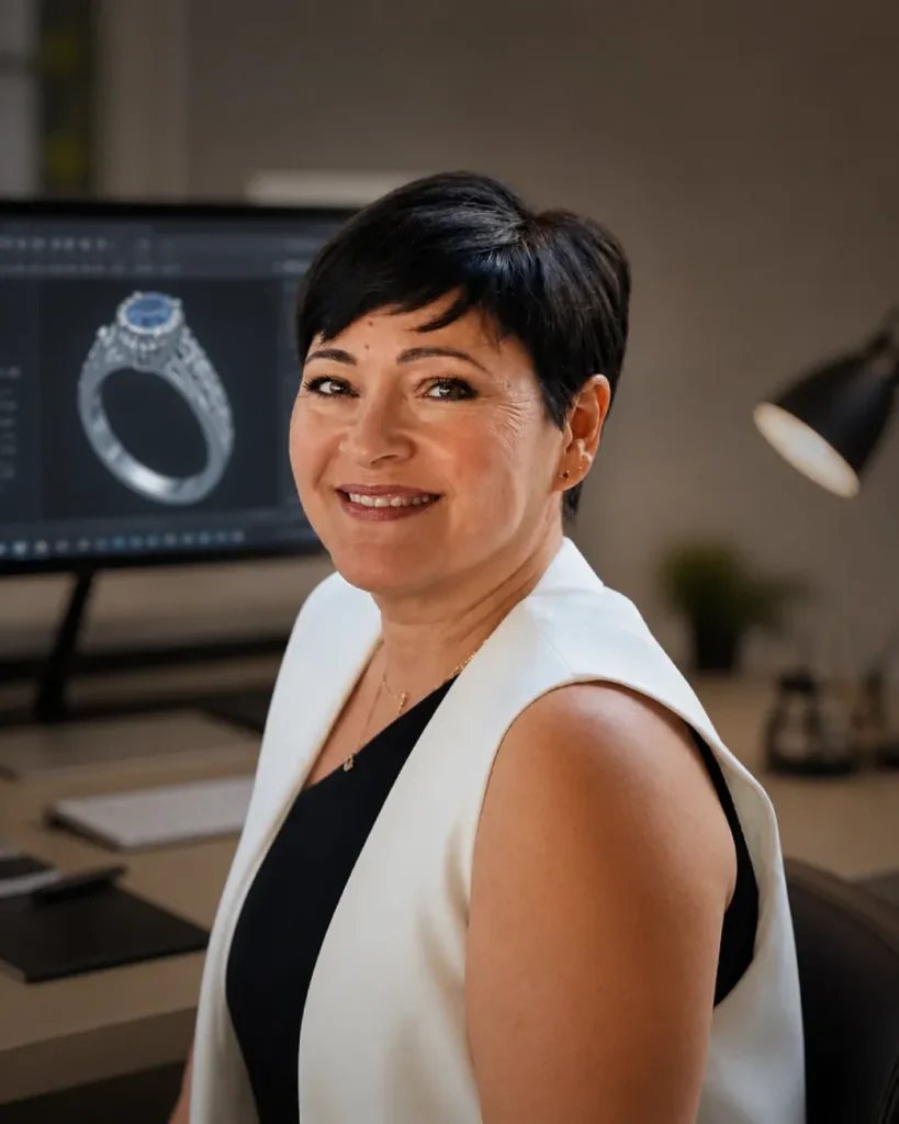 Carmen Raya experta en diseño de joyas 3D